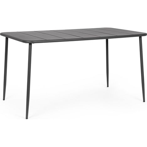 Tavolo in Acciaio E-coating con finitura opaca 140X80 Antracite (1/3)