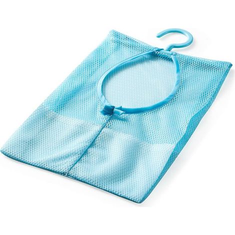 VURAHOME - Panier de rangement pour sac pinces linge avec crochets suspendus (1/5)