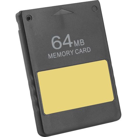 8MB 16MB 32MB 64MB Memory Card for Consoles, High-Speed Game Save Storage, Plug & Play Design, Built-in, Compatible with Modified and Unmodified Systems (64MB) (1/5)