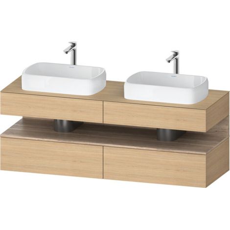 Duravit Collection One Meuble sous-vasque sur console, 2 tiroirs,