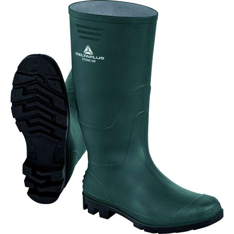 Deltaplus STIVALI IN PVC STONE GINOCCHIO Col. Verde Mis. 37 - 1 Paio