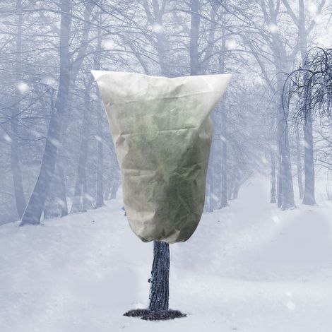 3 Bâche de protection contre le gel et le froid pour plantes non-tissé jardin bâche pour pépinière sac d'arbre blanc 60x80cm (1/5)