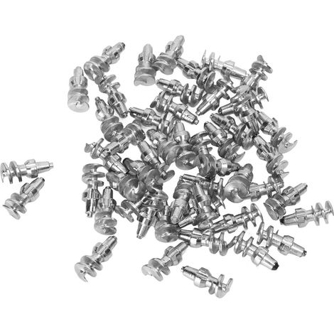50 goujons de pneu filetés antidérapants en acier tungstène et aluminium pour voitures, camions et chariots élévateurs (1/5)