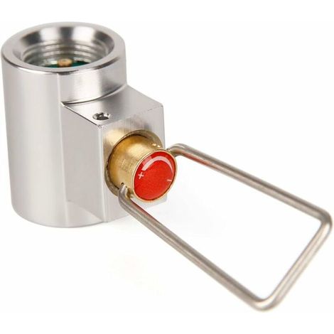 DEESSE SHOP - Adaptateur de conversion Réchaud à gaz de camping Adaptateur Valve Cartouche Gaz Convertisseur Shifter Recharge (1/4)