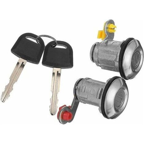 Cylindre De Serrure - Pour Porte Avant Mitsubishi L200 Pick Up 2001-2005 - Gauche Et Droite - 2 Pièces (1/5)