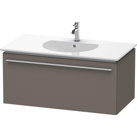 Mueble bajo lavabo X-LARGE 522x1000x456mm franela gris satinado