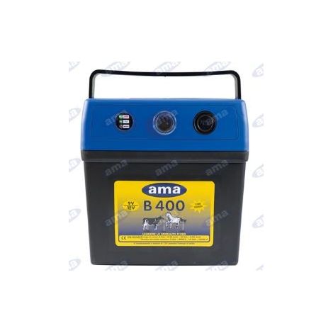 AMA B400 Ranch-Elektrifizierer für Zäune mit 9 oder 12 V Stromversorgung 36013