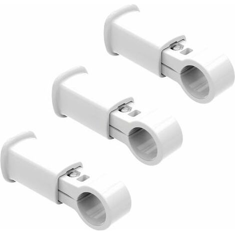 Supports pour radiateurs sèche-serviettes – Pince pour tuyaux Ø22 mm – Capacité 75 kg – Fixations robustes – Montage horizontal (1/4)