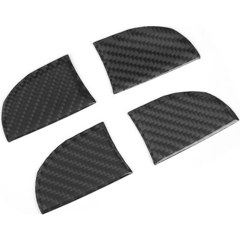 4 pièces de garniture de cuvette de porte intérieure, décoration en fibre de carbone, compatible avec Corolla 2014-2018 (1/5)