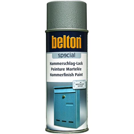 belton special Hammerschlag-Lackspray 400 ml silber Spraylack Schutzlack