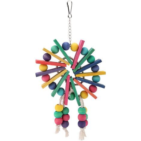 Jouets pour perroquets et oiseaux, jouet suspendu sur pied, balanoire, adapté aux perroquets et aux oiseaux (1/5)