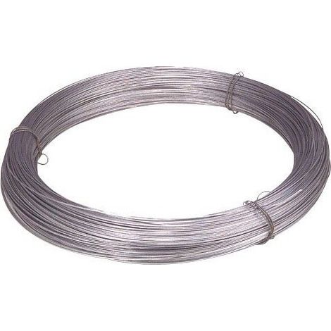 Rouleau de fil galvanisé 5 kg. N°15 - 2,4 mm.
