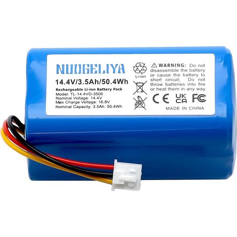 Batterie de Remplacement pour Proscenic 800T, 820S, 820T, 830T, PR-800T, PR-820T, PR-830S, PR-830T, 14,4V, 3500mAh (1/5)