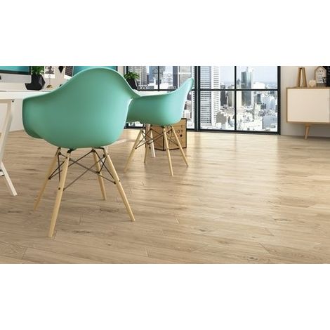 Carrelage Imitation Parquet OREGON CHEVRON 8,5x44 cm Oregon Nogal (1/2)