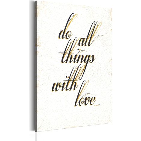 Quadro - La mia casa: Things with love - 80x120 (1/4)