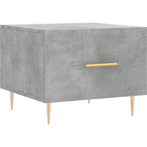 Maison Exclusive - Tavolino Salotto Grigio Cemento 50x50x40 cm Legno Multistrato