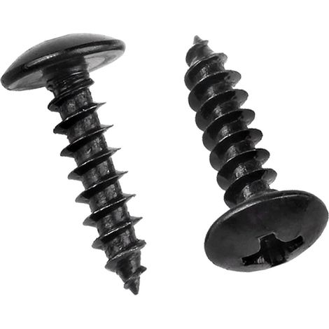 Vis à bois autotaraudeuses à tête ronde Phillips M3 x 6 mm (50 pièces) en acier inoxydable 304 (1/5)