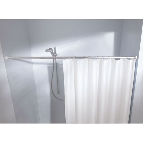 Kleine Wolke Federstange für Duschvorhang 75 - 125 cm / Ø 2,1 cm / chrom Befestigung für Duschvorhänge (1/2)