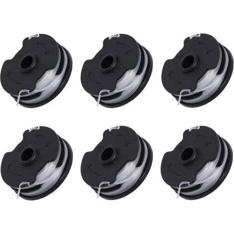 Aimoonsa – Lot de 6 bobines de rechange pour débroussailleuse Parkside PRTA 20-Li C3 – Fil 1,65mm – Longueur 8,3m – ABS respectueux de l'environnement - IAN351753