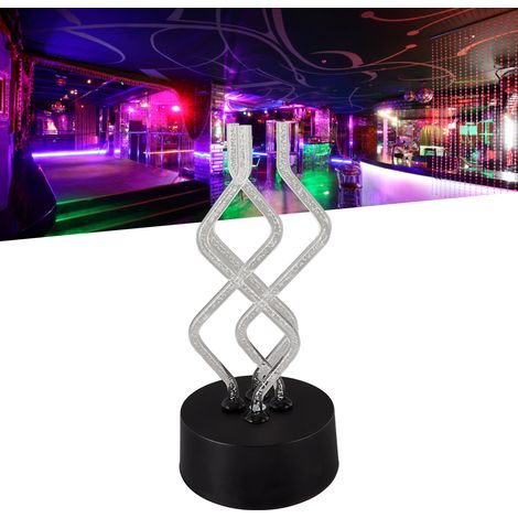 Mehrfarbige LED-Schreibtischlampe, drehbare Tanzstablampe, kreatives USB-Nachtlicht, dekorative Barlampe (1/5)