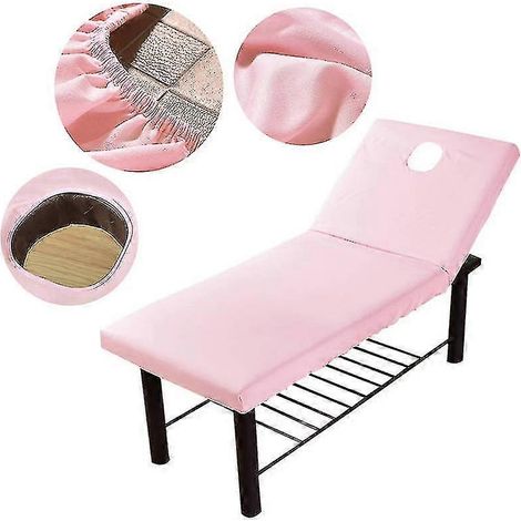 Drap-housse respirant pour table de massage avec élastique et trou pour canapé/lit de salon (1/5)