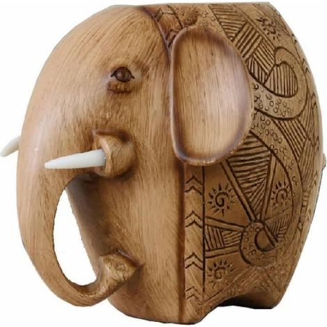 Porte-Stylo - Éléphant - Résine - Bureau Étude Décoration Intérieure - 1 Pièce (1/4)