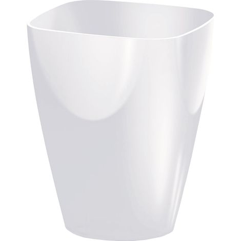 Prosperplast Pot COUBI ORCHIDÉE 1,6L., dimensions (mm) 132x132x165, couleur Blanc (1/4)