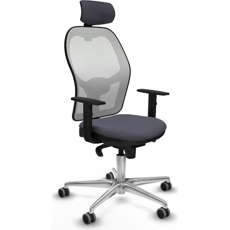 Piqueras y Crespo Jorquera chaise de bureau gris foncé (1/3)