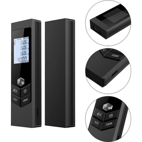 tlmtre Laser Ipsxp Portable Laser Numrique Mesure De Calcule Distance Surface Volume/fonction Pythagore/ip54/lcd Rtro-clairage/rechargeable (1/5)