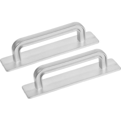 Lot de 2 poignées adhésives pour portes placards, 14 cm (5,5 (1/5)