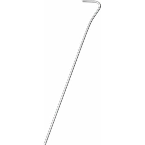 Piquets de tente 25 pcs 23 cm Ø4 mm acier galvanisé (1/5)