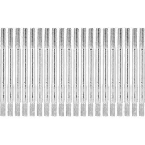 20 Pièces Douilles Filetées M6x88 Double Extrémité pour Moteur à Essence 168F/170F Générateur (1/5)