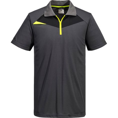 Polo Dx4 - Taille M - Gris Métal - Portwest