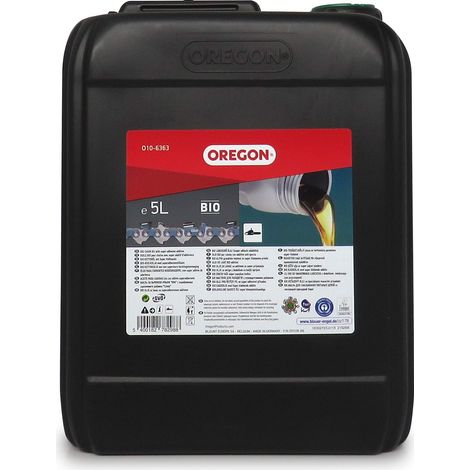 Oregon Olio Biologico per la Catena della Motosega, Lubrificante e Biodegradabile, Tanica da 5 L (1/5)