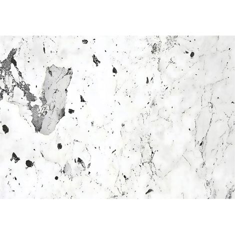 Papier peint marbre gris, décoration murale pour salon – 200 x 140 cm papier peint intissé Wallarena (1/4)