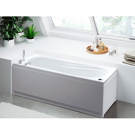 Vasca Astor 170x70 rettangolare bianca completa di rubinetteria (1/2)