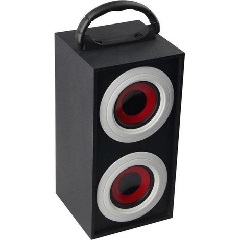 Altoparlante portatile SoundLogic - Stereo - 2 uscite de altoparlante - Legno (1/3)