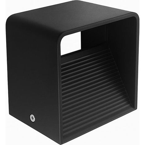 Aplique De Pared LED "KUUTIO" 6W 529 Lumens - Negro