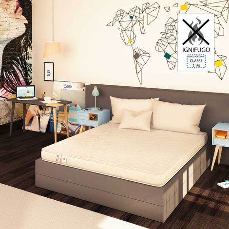 Baldiflex Materasso Hotel Vulpix Alto 11 cm Ignifugo Materasso Singolo misura 70x190 cm