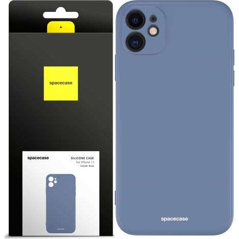Custodia in silicone Spacecase per iPhone 11, blu (1/5)