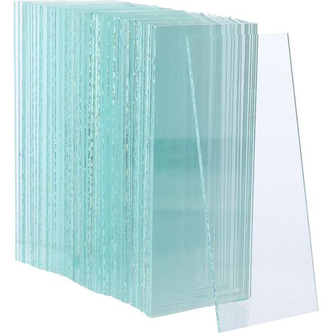 Lentilles de Soudage en Verre Clair Transparentes 100 Pièces Protection Oculaire pour Casque de Soudage Accessoires Industriels Découpe et Meulage Équipement Sécurité (1/5)