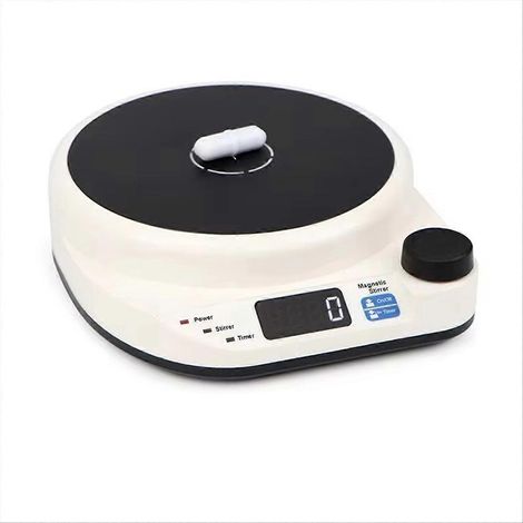 Agitateur magnétique 2000 tr/min Mini agitateur magnétique électrique avec barreau magnétique, moteur CC sans balais pour laboratoire chimique 3s (UE) (1/5)