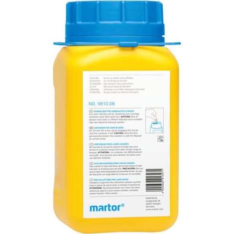 Sammelbox für Klingen Martor (1/3)