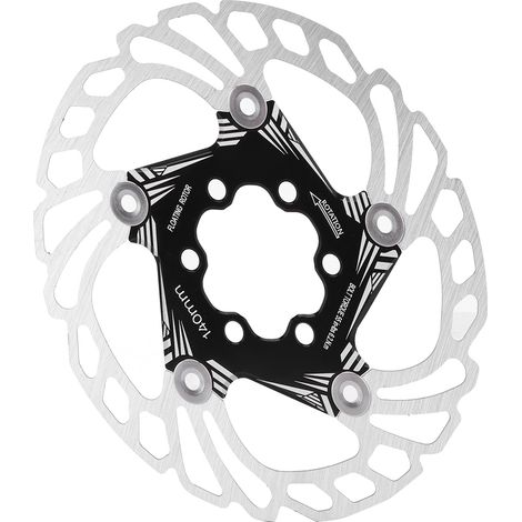 Disque de Frein Flottant 140mm Noir pour VTT - Pièce Freinage Vélo (1/5)