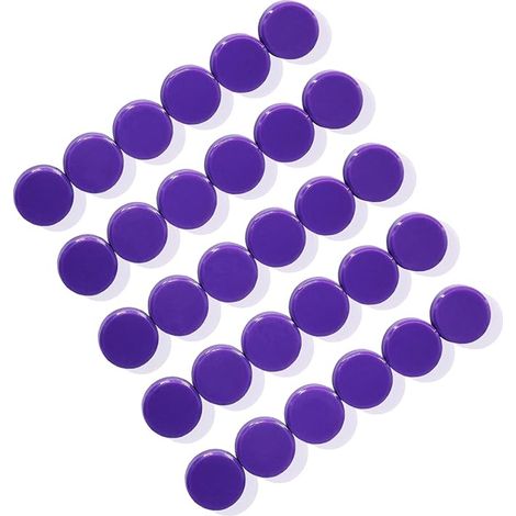 Fridge Magnet, Fridge Magnets, Magnets, Magnetic Board Magnets, Round Magnet, Magnetic Fridge Board, Calendar, Whiteboard (Purple) (1/5)