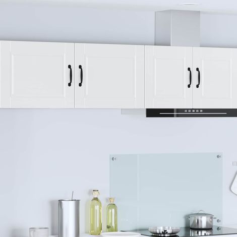 vidaXL Meuble mural PORTO Blanc 50 x 31 x 40 cm Bois d'ingénierie (1/5)