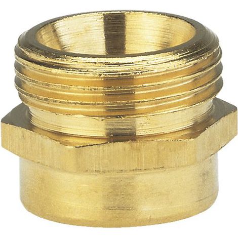 GARDENA Reduzier-Messing-Gewindenippel, 33,3 mm (G 1)-AG / 42 mm (G 1 1/4)-IG (1/3)