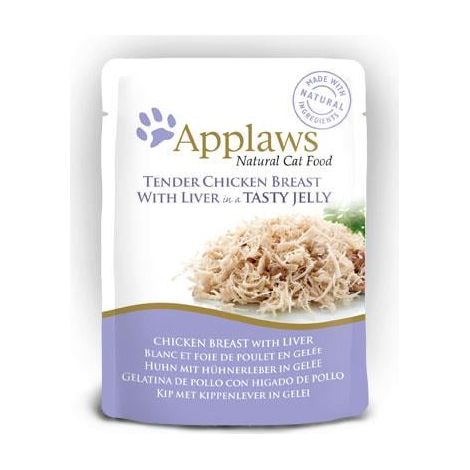 APPLAWS GÉLATINE DE POULET AVEC FOIE DE POULET POUR CHATS 70G 178-251