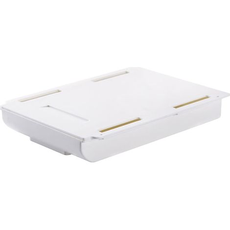 Boîte De Rangement Adhésive Sous Table - Boîte Organisatrice Pour Bureau - Blanc - 1 Pièce (1/3)