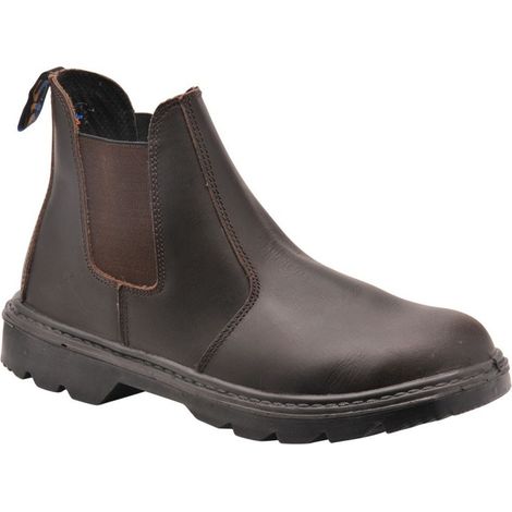 Chaussures de travail montantes Portwest S1P Bottillon Steelite Dealer Marron 45 (1/2)